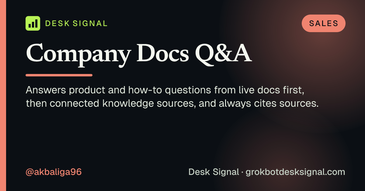 Company Docs Q&A
