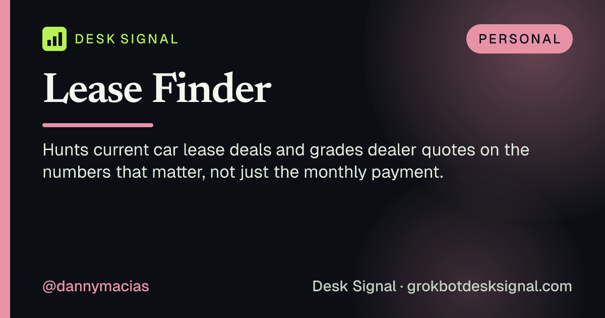 Lease Finder