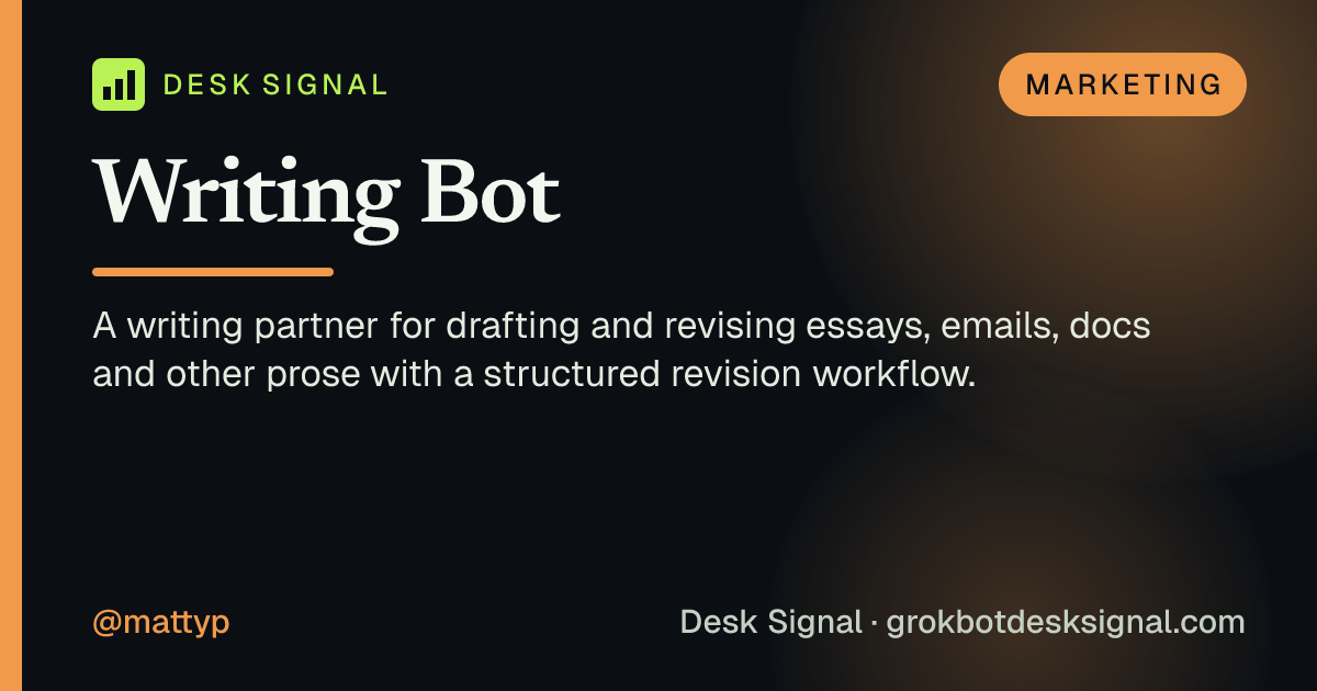 Writing Bot